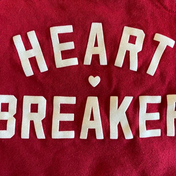 Baby Gap Valentine's Day "Heart Breaker" bodysuit - Picture 2 of 6